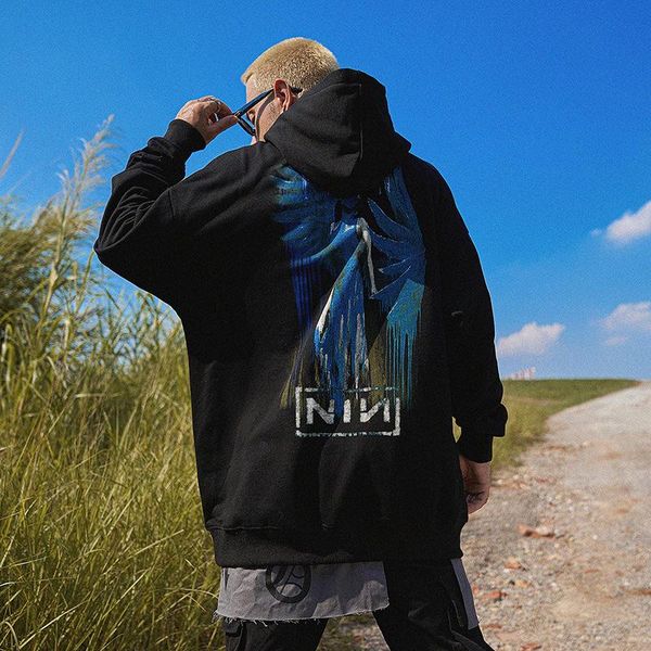 men's hoodies & sweatshirts 2021 japanese street painting wing print oversized hoodie, Black
men's hoodies & sweatshirts 2021 japanese street painting wing print oversized hoodie, Black