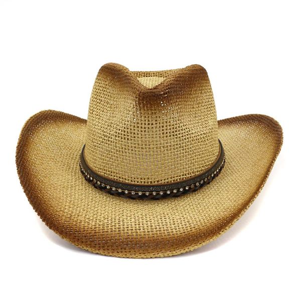 caps west cowboy style straw hat outdoor seaside sun visor female big sun hat western painted cowbar pxmzm010 coffee, Blue;gray
caps west cowboy style straw hat outdoor seaside sun visor female big sun hat western painted cowbar pxmzm010 coffee, Blue;gray