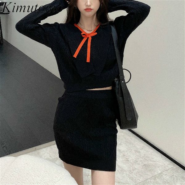 kimutomo vintage fashion two piece outfits women v-neck bow long sleeve short sweater + high waist knitted mini skirt elegant 210521, White
kimutomo vintage fashion two piece outfits women v-neck bow long sleeve short sweater + high waist knitted mini skirt elegant 210521, White