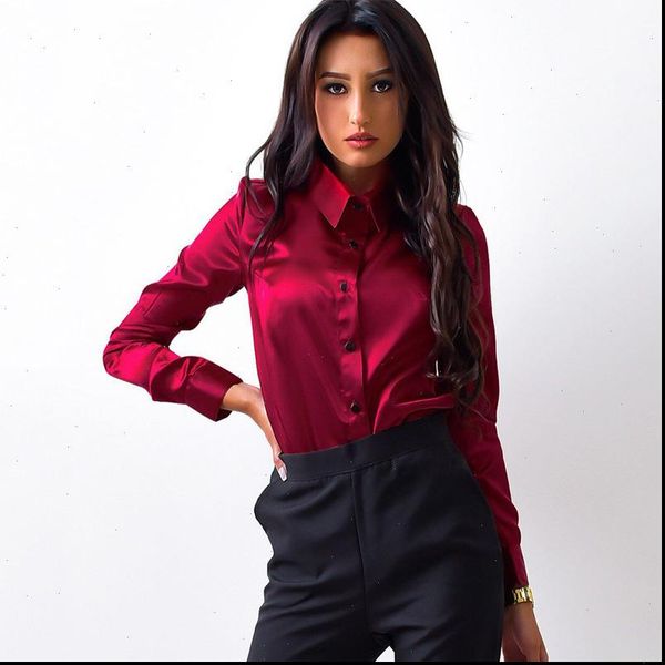 blusa women womens shirt blouse elegant wine red green satin turn down collar longth sleeve female formal office ol, White
blusa women womens shirt blouse elegant wine red green satin turn down collar longth sleeve female formal office ol, White