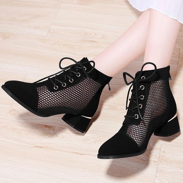sandals large size 35-42 gladiator women lace up ankle boots gauze high heels dress shoes sandal boot mesh sandalias botas 9077c, Black
sandals large size 35-42 gladiator women lace up ankle boots gauze high heels dress shoes sandal boot mesh sandalias botas 9077c, Black