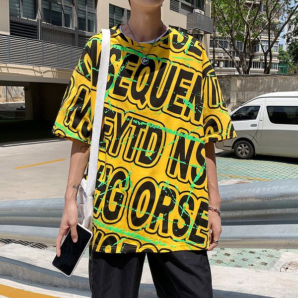 2021 new summer fshion half sleeve t shirt men krean o neck cool letter print casual streetwear shopping t shirt men women, White;black
2021 new summer fshion half sleeve t shirt men krean o neck cool letter print casual streetwear shopping t shirt men women, White;black