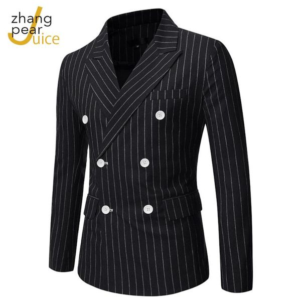 men's suits & blazers blazer stripe suit jacket slim fit double-breasted notch lapel long sleeve back split coat, White;black
men's suits & blazers blazer stripe suit jacket slim fit double-breasted notch lapel long sleeve back split coat, White;black