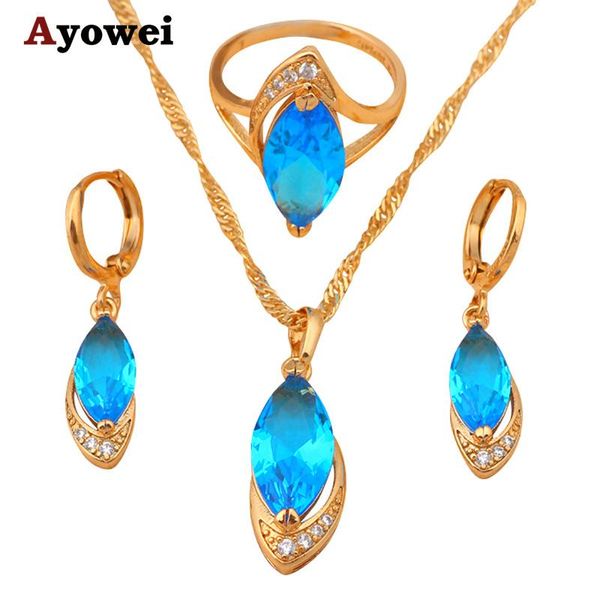 earrings & necklace trendy zircon jewelry gold tone navy blue fashion set necklaces pendants ring sz #7 #8 #9 js514a, Silver
earrings & necklace trendy zircon jewelry gold tone navy blue fashion set necklaces pendants ring sz #7 #8 #9 js514a, Silver