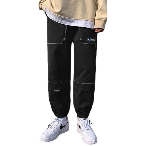 men's pants 2021 casual fashion trend tide brand spring and autumn binding feet sports loose nine-point men, Black
men's pants 2021 casual fashion trend tide brand spring and autumn binding feet sports loose nine-point men, Black