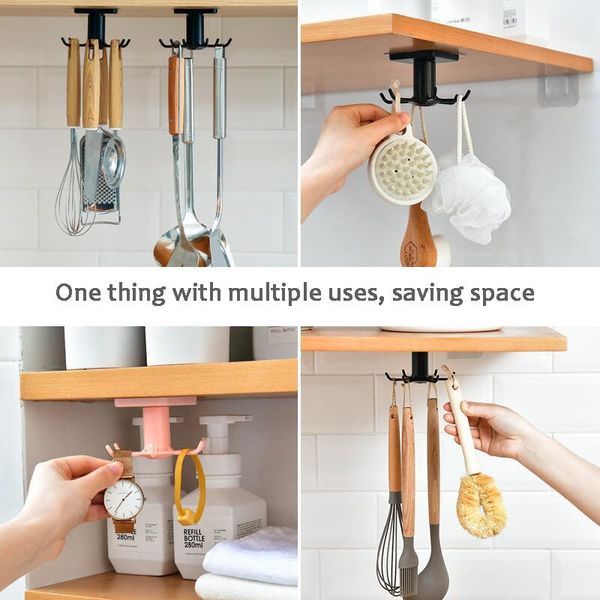 rotatable hook multifunctional household punch-kitchen wall shelf spatula sticky cabinet storage rack bottles & jars
rotatable hook multifunctional household punch-kitchen wall shelf spatula sticky cabinet storage rack bottles & jars