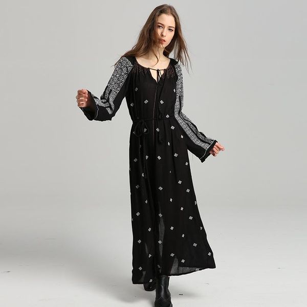 casual dresses spring autumn 2021 style long beach loose women's dress holiday party chic hippie full sleeves boho female vestidoes, Black;gray
casual dresses spring autumn 2021 style long beach loose women's dress holiday party chic hippie full sleeves boho female vestidoes, Black;gray