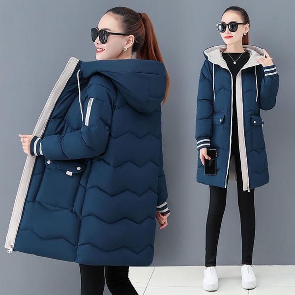 women's down & parkas 2021 women winter warm jacket female solid long sleeve hooded cotton padded outwear casual loose plus size coat l, Black
women's down & parkas 2021 women winter warm jacket female solid long sleeve hooded cotton padded outwear casual loose plus size coat l, Black