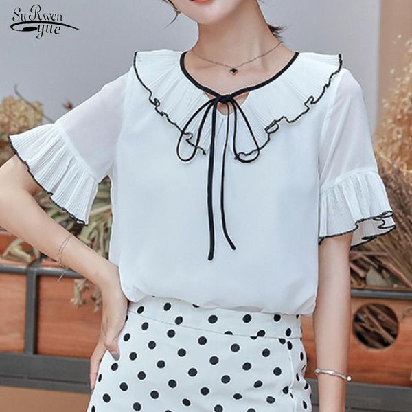 women's blouses & shirts 2021 summer clothing white female ruffles chiffon short sleeve women blouse womens and 4729 50
women's blouses & shirts 2021 summer clothing white female ruffles chiffon short sleeve women blouse womens and 4729 50