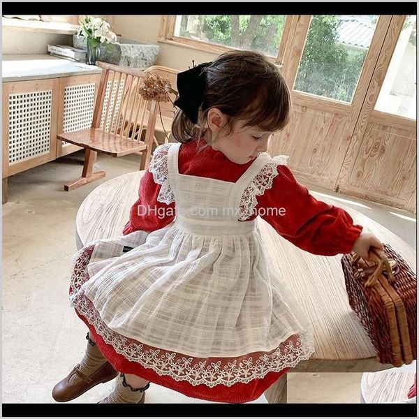dresses clothing baby maternity drop delivery 2021 fall winter girl corduroy princess white lace long sleeve strap dress for baby girls cute, Red;yellow
dresses clothing baby maternity drop delivery 2021 fall winter girl corduroy princess white lace long sleeve strap dress for baby girls cute, Red;yellow