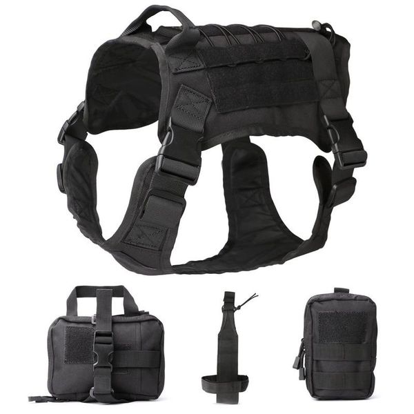 dog collars & leashes tactical harness military no pull pet vest for large dogs training hunting kit with pouches holder bags
dog collars & leashes tactical harness military no pull pet vest for large dogs training hunting kit with pouches holder bags