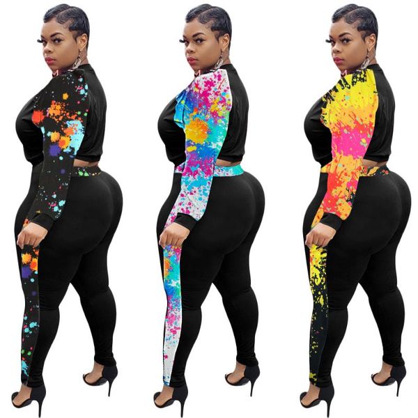 plus size tracksuits women 2 piece set tie dye patchwork strech activewear jogger outfit biker matching l-4xl wholesale dropshpping, Black
plus size tracksuits women 2 piece set tie dye patchwork strech activewear jogger outfit biker matching l-4xl wholesale dropshpping, Black