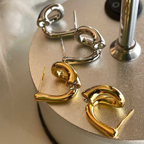 foreign style earrings gold and silver zircon compact temperament versatile earrings new e10-2
foreign style earrings gold and silver zircon compact temperament versatile earrings new e10-2