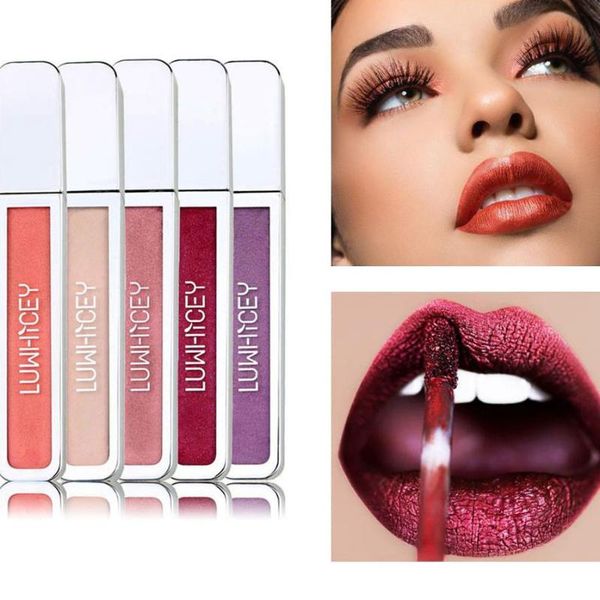 metallic lip gloss non stick cup not easy to fade glaze pearlescent liquid lipstick
metallic lip gloss non stick cup not easy to fade glaze pearlescent liquid lipstick