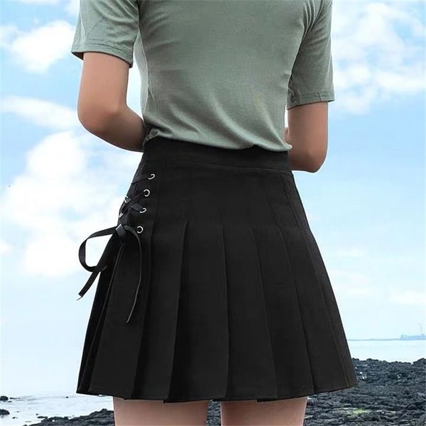 skirts women pleated solid a line high waist mini harajuku gothic punk hip hop bow lace-up preppy style school uniforms xod4, Black
skirts women pleated solid a line high waist mini harajuku gothic punk hip hop bow lace-up preppy style school uniforms xod4, Black