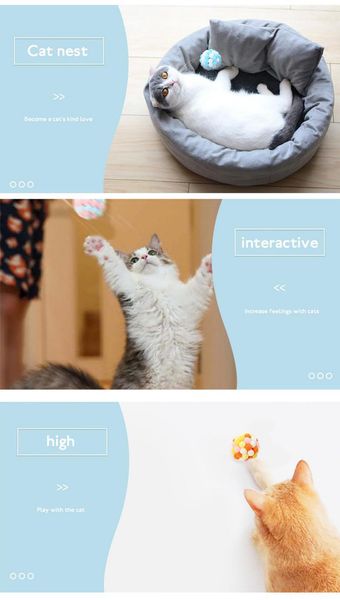 cat toys pet supplies throwing self-excited ball funny plush bell multicolor stitching christmas color
cat toys pet supplies throwing self-excited ball funny plush bell multicolor stitching christmas color