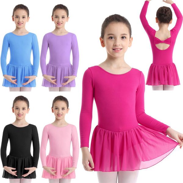 chictry kids girls tutu chiffon dress long sleeve cotton ballet leotards children gymnastics leotard stage dance costume, Black;red
chictry kids girls tutu chiffon dress long sleeve cotton ballet leotards children gymnastics leotard stage dance costume, Black;red