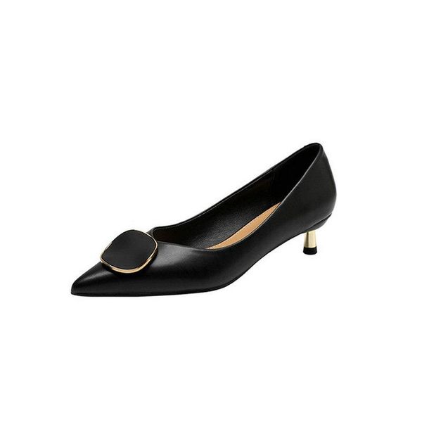 autumn round buckle high heels white low-heel shallow mouth work pumps pointed toe stiletto all-match single shoes zapatos mujer dress, Black
autumn round buckle high heels white low-heel shallow mouth work pumps pointed toe stiletto all-match single shoes zapatos mujer dress, Black