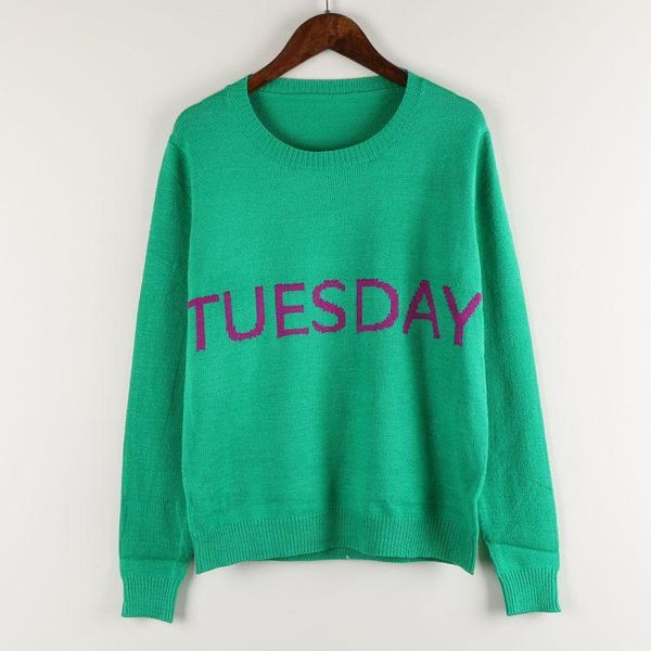 women's sweaters sweater knitted warm pullover spring autumn winter fashion day week letter, White;black
women's sweaters sweater knitted warm pullover spring autumn winter fashion day week letter, White;black