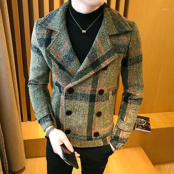 spring men's slim jacket lapel fashion long sleeve plaid coat man jackets leisure coats mens clothing, Black;brown
spring men's slim jacket lapel fashion long sleeve plaid coat man jackets leisure coats mens clothing, Black;brown