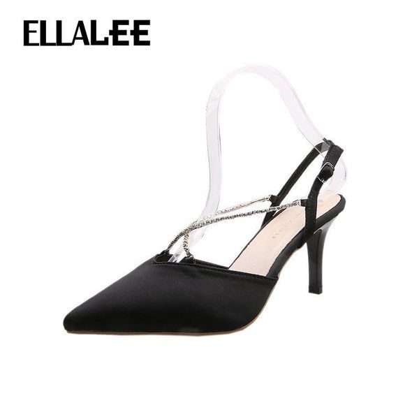women pumps shoes thin heels elegant summer sandals office lady buckle metal chain beauty woman pump dress, Black
women pumps shoes thin heels elegant summer sandals office lady buckle metal chain beauty woman pump dress, Black