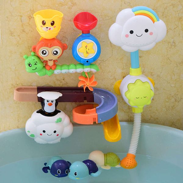children's bath toy baby shower suit playing with water swimming duckling sprinkling eggs
children's bath toy baby shower suit playing with water swimming duckling sprinkling eggs
