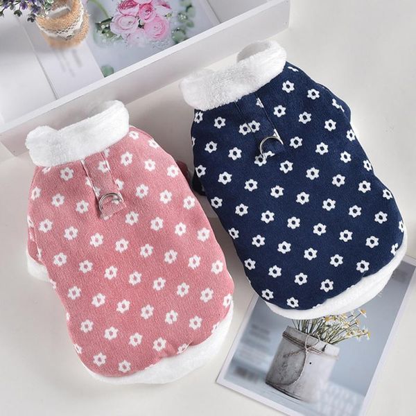 dog apparel pet winter coat small clothes warm floret corduroy jacket puppy outfit
dog apparel pet winter coat small clothes warm floret corduroy jacket puppy outfit