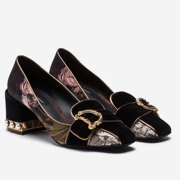 dress shoes brand fashion genuine leather temperament thin heels lady party business square toe pumps women 5ln5, Black
dress shoes brand fashion genuine leather temperament thin heels lady party business square toe pumps women 5ln5, Black