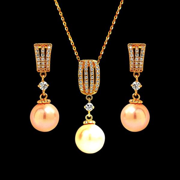 earrings & necklace noble synthetic shell pearl jewelry sets white/yellow gold color zirconia cluster stud earrings/chain/pendant ls15110, Silver
earrings & necklace noble synthetic shell pearl jewelry sets white/yellow gold color zirconia cluster stud earrings/chain/pendant ls15110, Silver