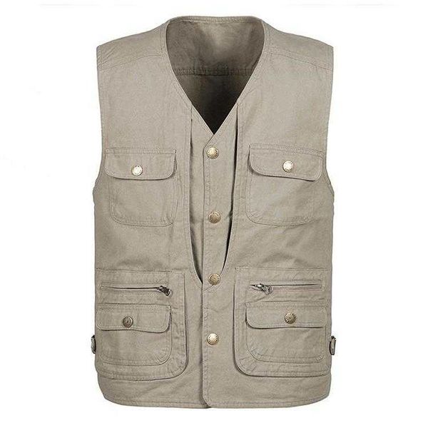 men's vests sleeveless jacket 2021 multi-pocket vest thin autumn waistcoat outdoor sports large size, Black;white
men's vests sleeveless jacket 2021 multi-pocket vest thin autumn waistcoat outdoor sports large size, Black;white
