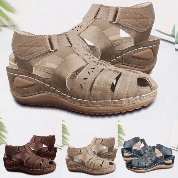 sandals women's wedge casual fashion roman hook loop cover foot open toe platform summer female beach shoes #40, Black
sandals women's wedge casual fashion roman hook loop cover foot open toe platform summer female beach shoes #40, Black