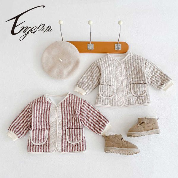 engepapa 2021 autumn winter infant baby boy girl stripe thickened cotton neck cardigan long sleeves toddler baby jacket g1026, Blue;gray
engepapa 2021 autumn winter infant baby boy girl stripe thickened cotton neck cardigan long sleeves toddler baby jacket g1026, Blue;gray