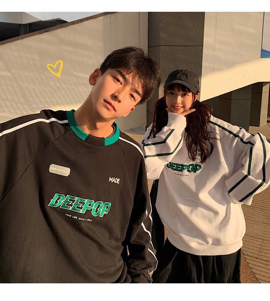 mens and womens college style for fall/winter 2021 new hip-hop korean students loose couples sweatshirt, Black
mens and womens college style for fall/winter 2021 new hip-hop korean students loose couples sweatshirt, Black