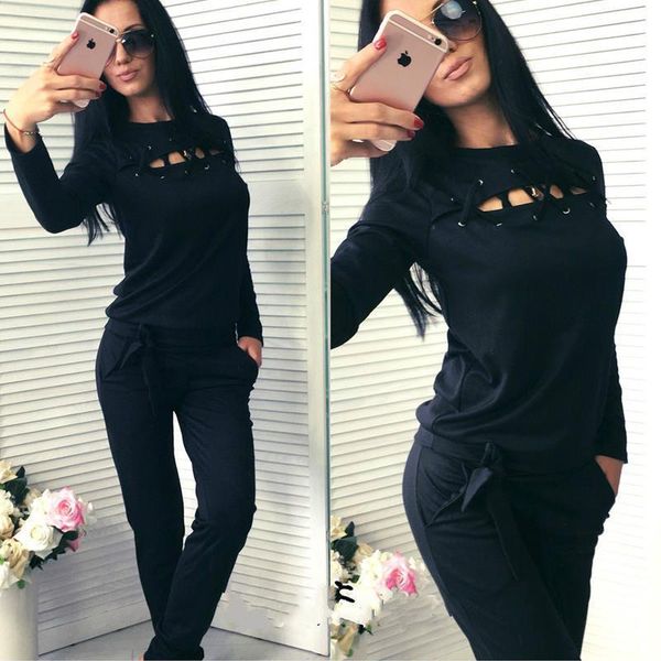 Spring Autumn Casual Solid Women Tracksuits Fitness Set Long Sleeve Hoody V Neck Pants Tracksuit Sportswear 830265, Gray
Spring Autumn Casual Solid Women Tracksuits Fitness Set Long Sleeve Hoody V Neck Pants Tracksuit Sportswear 830265, Gray