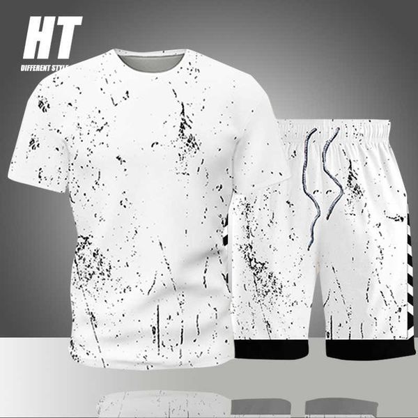 sport suit men summer casual set men splash ink short sleeve t shirt+shorts gym fitness jogging sportswear quick dry tracksuits 210603, Gray
sport suit men summer casual set men splash ink short sleeve t shirt+shorts gym fitness jogging sportswear quick dry tracksuits 210603, Gray