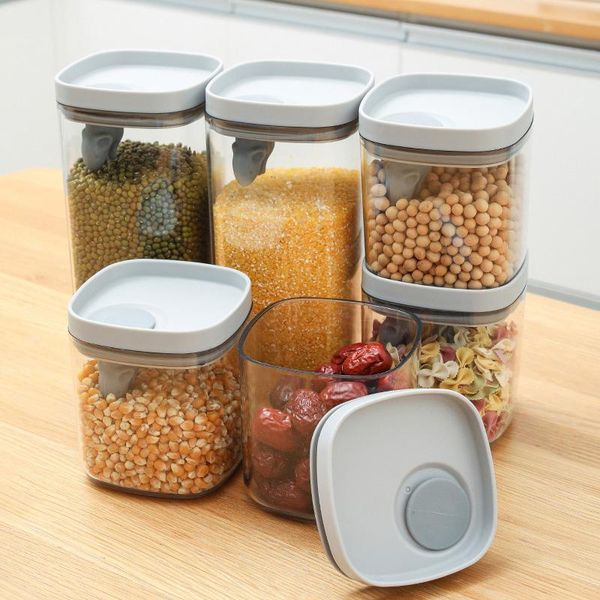 storage bottles & jars 550/2000 ml abs transparent grains sealed tank reusable dried fruit box kitchen airtight containers
storage bottles & jars 550/2000 ml abs transparent grains sealed tank reusable dried fruit box kitchen airtight containers