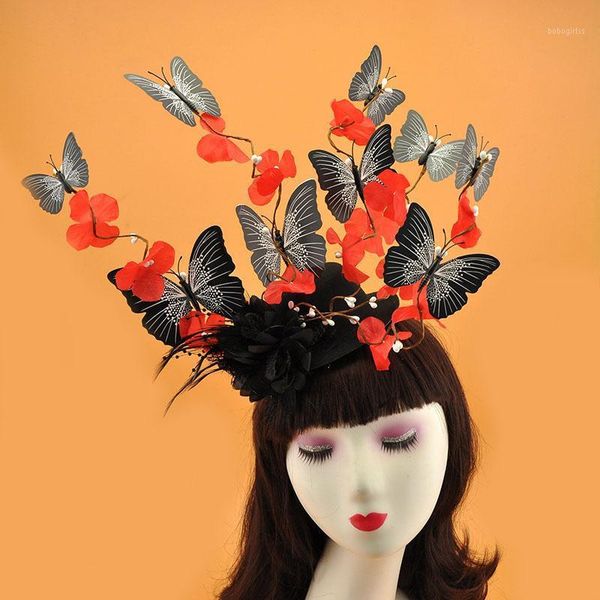 buttferfly flower hat hair clip headwear women white red pink blue butterfly fascinator party show ladies accessories1
buttferfly flower hat hair clip headwear women white red pink blue butterfly fascinator party show ladies accessories1