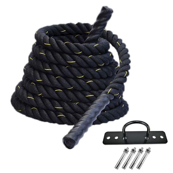 jump ropes 85ab heavy battle rope with upgraded polyester cover,a nchor strap kit included - high tensile strength poly dacron training
jump ropes 85ab heavy battle rope with upgraded polyester cover,a nchor strap kit included - high tensile strength poly dacron training