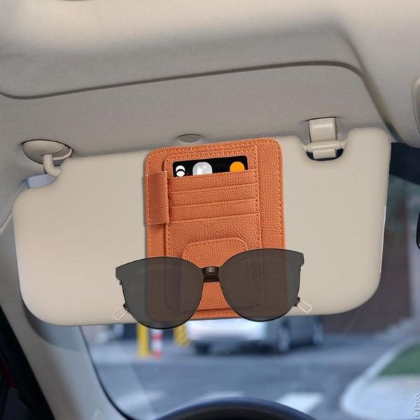 card holders auto car interior sun visor case holder organizer clipper hold pen papers ticket bag hanger car-styling stowing tidying, Brown;gray
card holders auto car interior sun visor case holder organizer clipper hold pen papers ticket bag hanger car-styling stowing tidying, Brown;gray