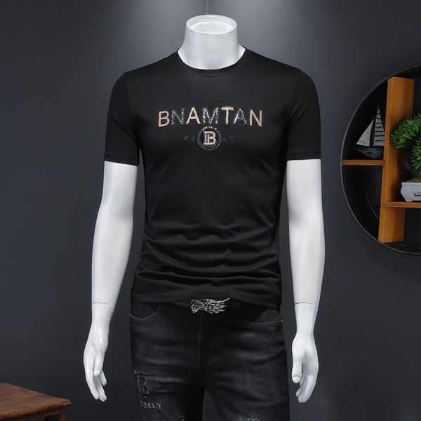 fashion t shirts 2021 summer men's short sleeve casual round neck drill double mercerized cotton, White;black
fashion t shirts 2021 summer men's short sleeve casual round neck drill double mercerized cotton, White;black