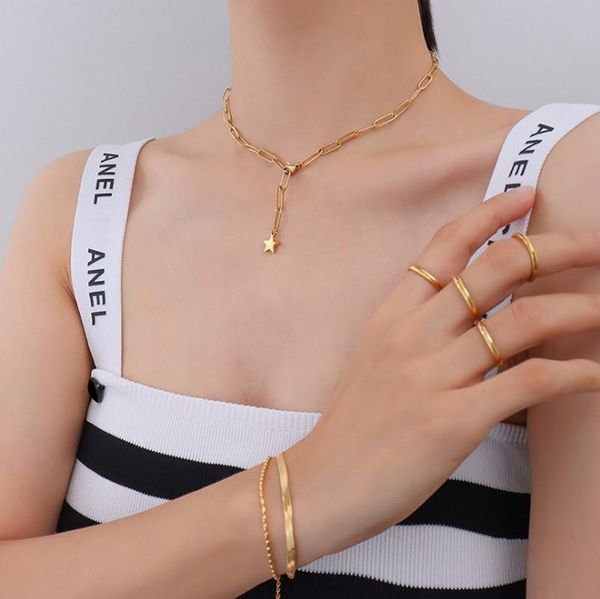 pendant necklaces est design star necklace link&chain jewelry for women, Silver
pendant necklaces est design star necklace link&chain jewelry for women, Silver