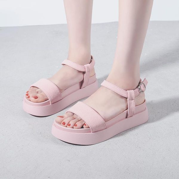 sandals suede platform women thick sole buckle shoes summer outdoor casual open toe zapatos mujer, Black
sandals suede platform women thick sole buckle shoes summer outdoor casual open toe zapatos mujer, Black