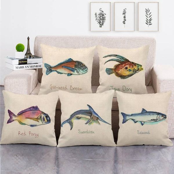 cushion/decorative pillow deep sea fish pillowcase linen hug sofa covers decorative backrest chair office car cushion cover 45x45cm
cushion/decorative pillow deep sea fish pillowcase linen hug sofa covers decorative backrest chair office car cushion cover 45x45cm
