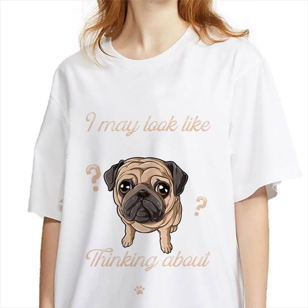 ladies kawaii pug dog animal mens t shirts graphic print ulzzang harajuku round neck short sleeve men and women top, White;black
ladies kawaii pug dog animal mens t shirts graphic print ulzzang harajuku round neck short sleeve men and women top, White;black