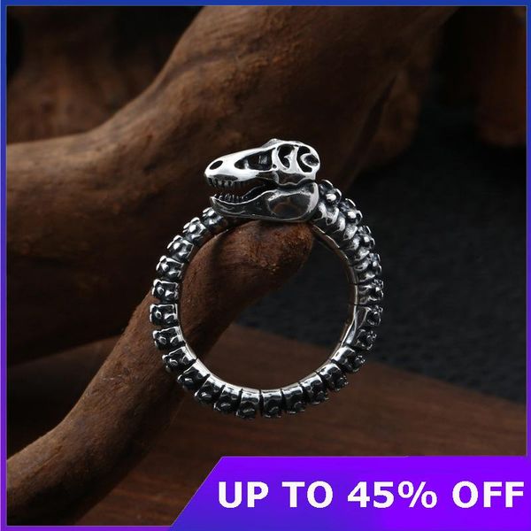 cluster rings 925 sterling silver dinosaur skeleton open ring men women real creative punk personality big resizable jewelry gifts, Golden;silver
cluster rings 925 sterling silver dinosaur skeleton open ring men women real creative punk personality big resizable jewelry gifts, Golden;silver