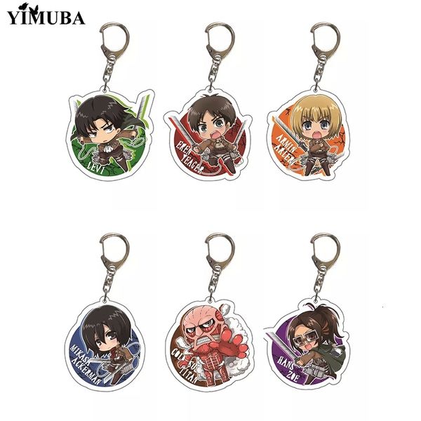classic anime attack on titan keychain levi rivaille ackerman eren acrylic figures key chain backpack car accessories fans gift, Silver
classic anime attack on titan keychain levi rivaille ackerman eren acrylic figures key chain backpack car accessories fans gift, Silver