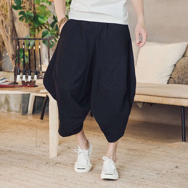 men's pants hip hop summer loose and fat plus size casual capris chinese style flying rat psyx, Black
men's pants hip hop summer loose and fat plus size casual capris chinese style flying rat psyx, Black