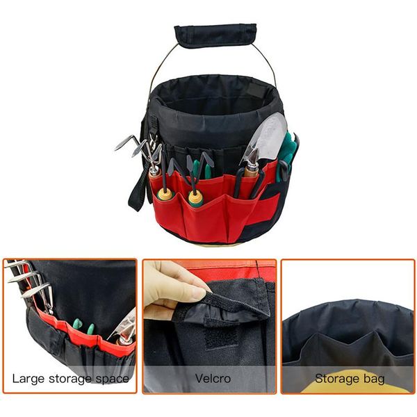 storage bags pouch hand tool bag bucket organizer 42 grids pocket red green 600d oxford cloth protable 30x45.5cm with pockets
storage bags pouch hand tool bag bucket organizer 42 grids pocket red green 600d oxford cloth protable 30x45.5cm with pockets