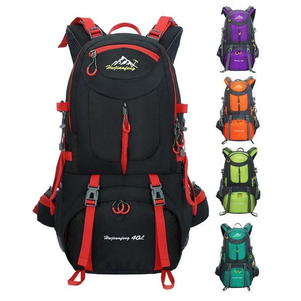 outdoor bags 40l multi-function climbing backpack waterproof camping hiking rucksack nylon fabric for sports
outdoor bags 40l multi-function climbing backpack waterproof camping hiking rucksack nylon fabric for sports