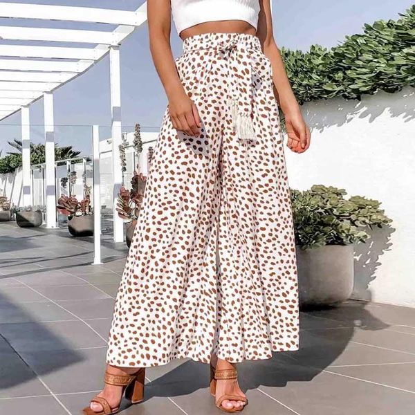 women's pants & capris boho inspired leopard print wild leg elastic waist tassel tied women high 2021 casual flare, Black;white
women's pants & capris boho inspired leopard print wild leg elastic waist tassel tied women high 2021 casual flare, Black;white